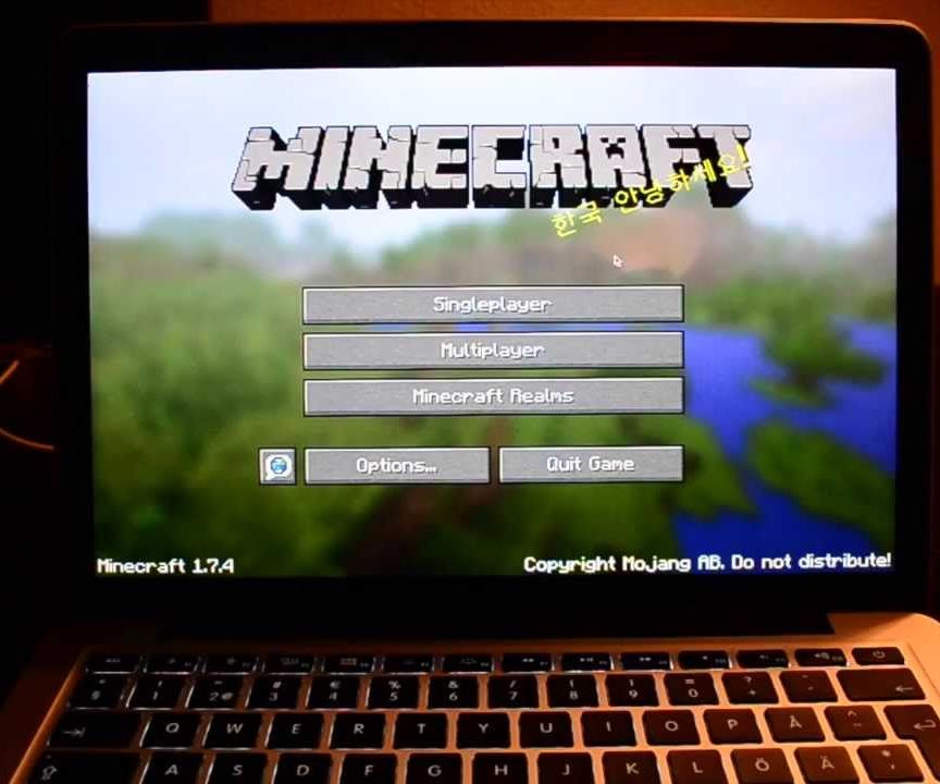 mac laptop for minecraft